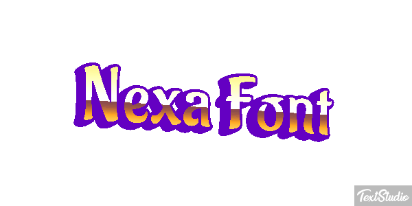 Nexa Font Effet de texte