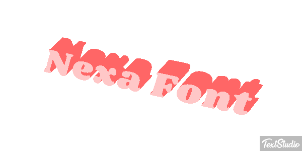 Nexa Font Effet de texte