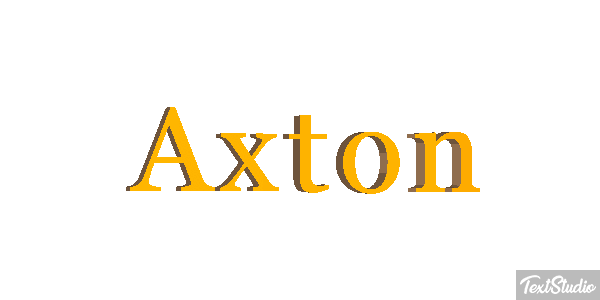 Axton Text effect
