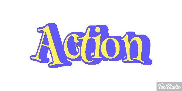Action Efecto de texto