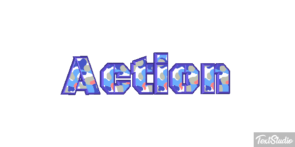 Action Efecto de texto