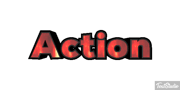 Action Efecto de texto
