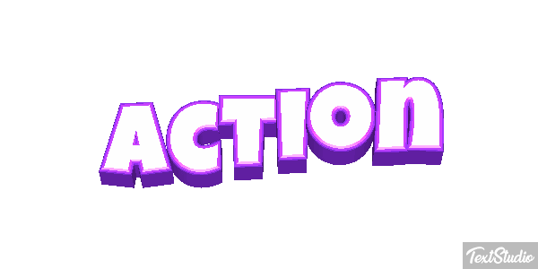 Action Efecto de texto