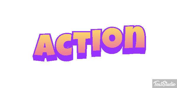 Action Efecto de texto