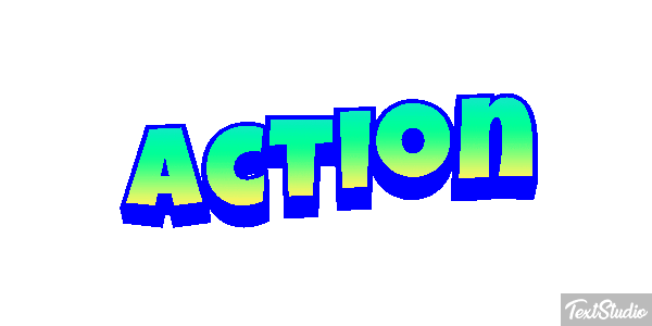 Action Efecto de texto