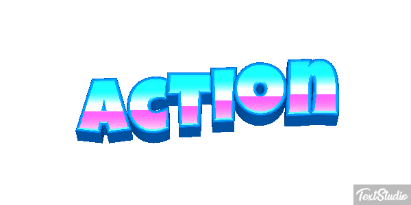 Action Efecto de texto