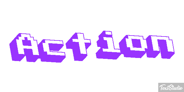 Action Efecto de texto