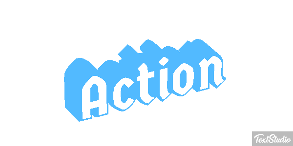 Action Efecto de texto