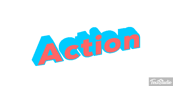 Action Efecto de texto