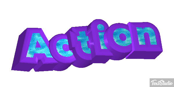 Action Efecto de texto