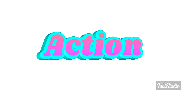 Action Efecto de texto