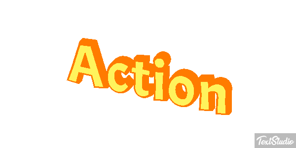 Action Efecto de texto