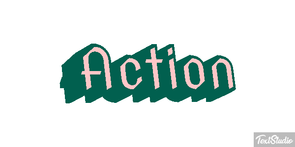 Action Efecto de texto