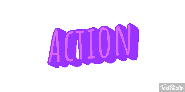 Action Efecto de texto