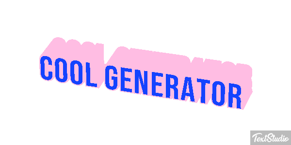 Cool Generator テキスト効果