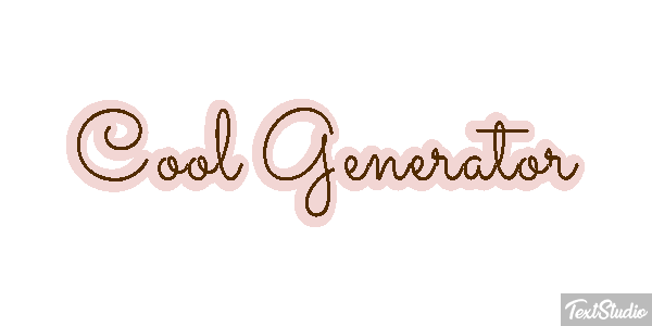 Cool Generator テキスト効果