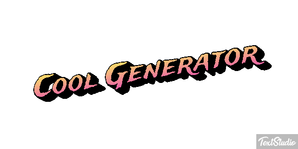 Cool Generator テキスト効果