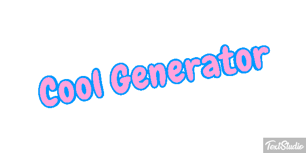 Cool Generator テキスト効果