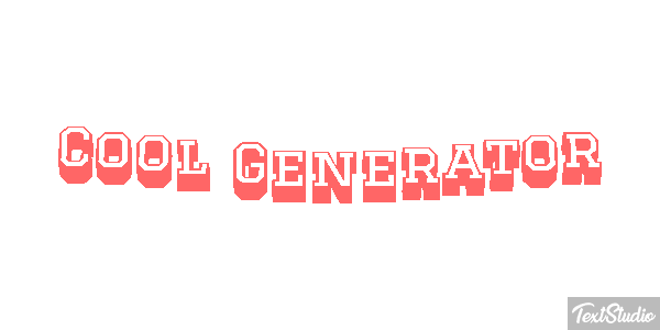 Cool Generator テキスト効果