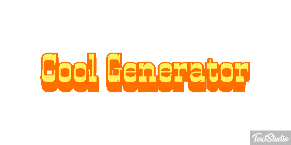 Cool Generator テキスト効果