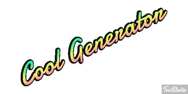 Cool Generator テキスト効果