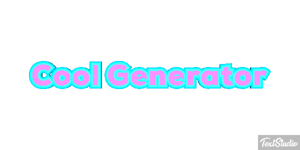 Cool Generator テキスト効果