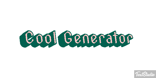 Cool Generator テキスト効果