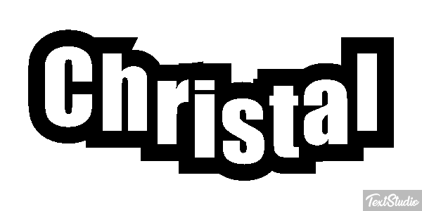 Christal Effetto testo