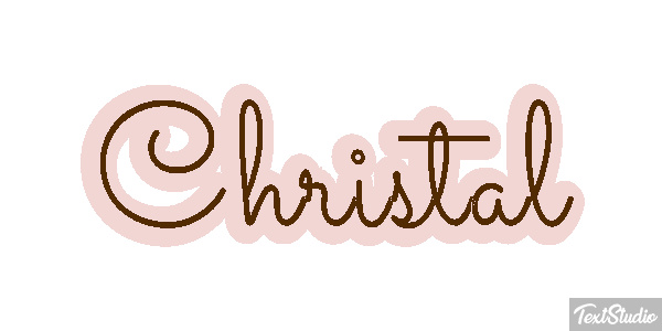 Christal Effetto testo