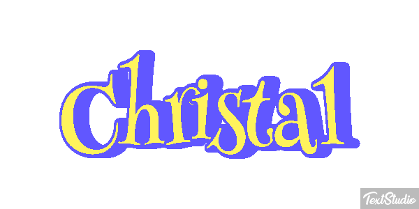 Christal Effetto testo