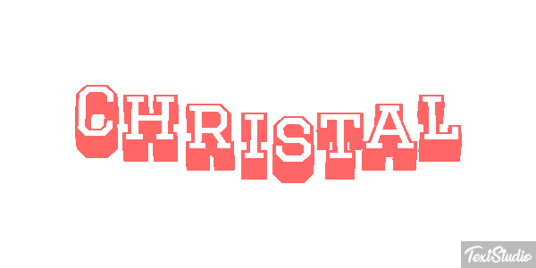 Christal Effetto testo