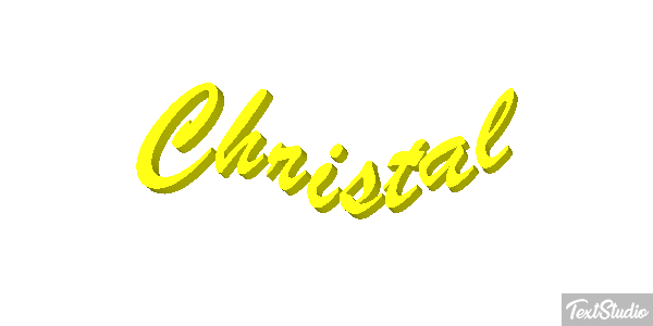 Christal Effetto testo