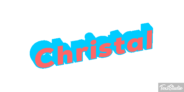 Christal Effetto testo