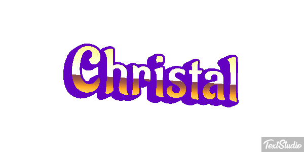 Christal Effetto testo