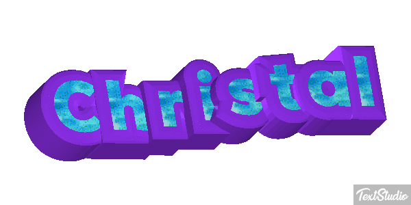 Christal Effetto testo