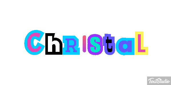 Christal Effetto testo