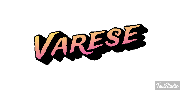 Varese Efeito do texto