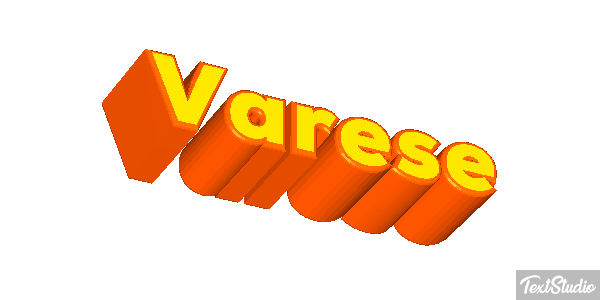 Varese Efeito do texto