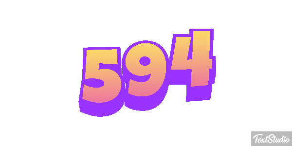 594 Effet de texte