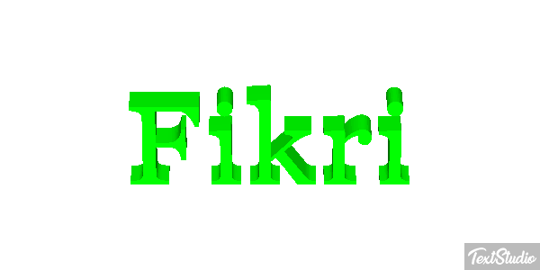 Fikri Текстовый эффект