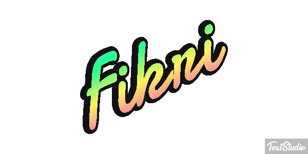 Fikri Текстовый эффект