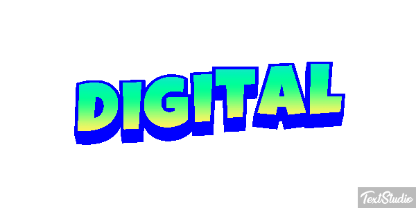 Digital Text effect