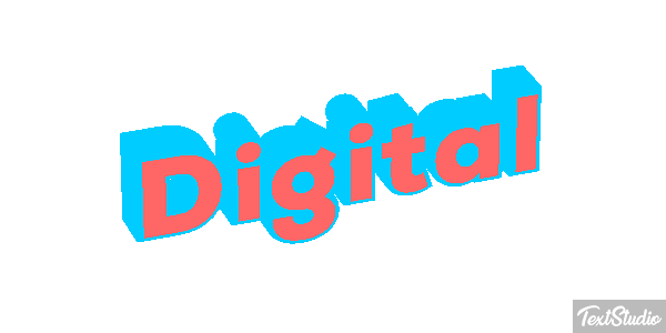 Digital Text effect