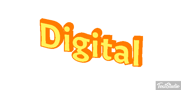 Digital Text effect