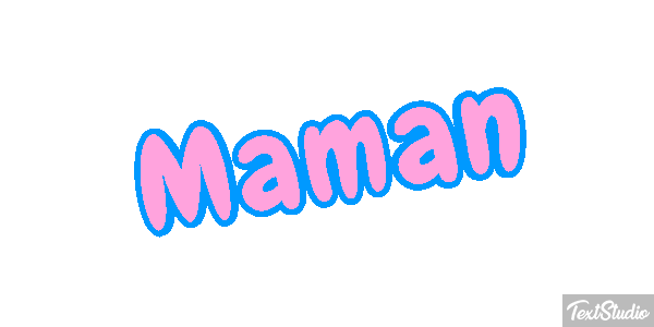 Maman Effetto testo