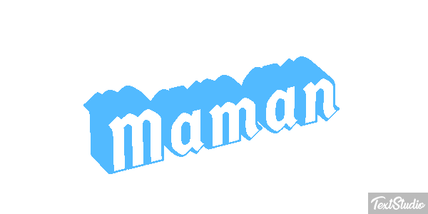 Maman Effetto testo