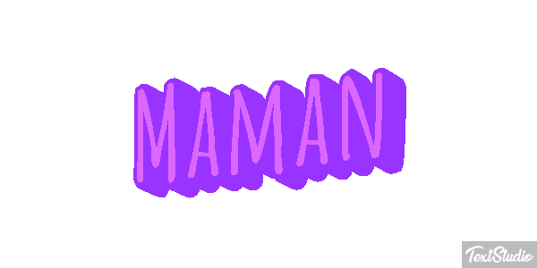 Maman Effetto testo