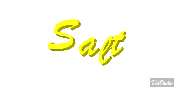 Salt Effetto testo