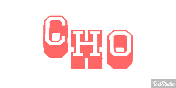 Cho Text effect