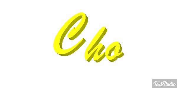 Cho Text effect